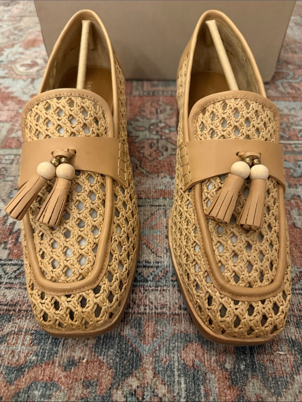 DONALD J. PLINER Arroya Raffia Loafer in Natural Sz 10 - NIB!